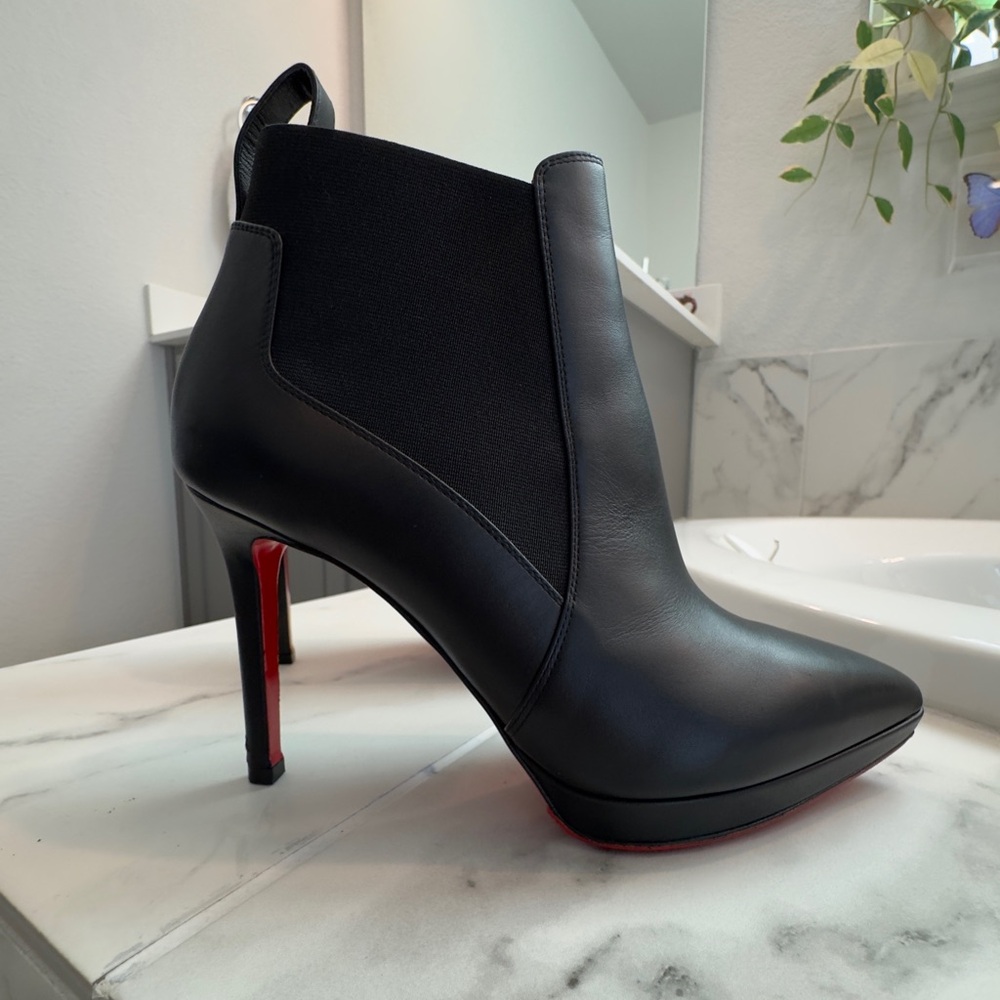 Christian Louboutin Crochinetta 100 Ankle boot Black - 37.5